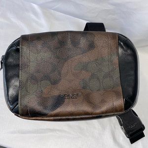 Coach camouflage belt bag